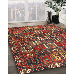 Traditional Red Persian Rug in Family Room, tr3803