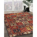 Machine Washable Traditional Tomato Red Rug in a Family Room, wshtr3803