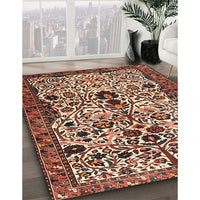 Traditional Saffron Red Persian Rug, tr3804