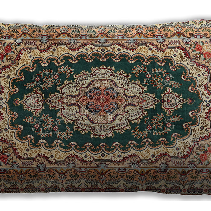 Traditional Classic Rectangular Sepia Brown Lumbar Throw Pillow, 13 inch by 19 inch, lbtr3805