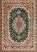 Traditional Reddish Brown Medallion Rug, tr3805