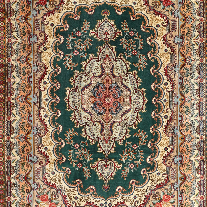 Traditional Reddish Brown Medallion Rug, tr3805