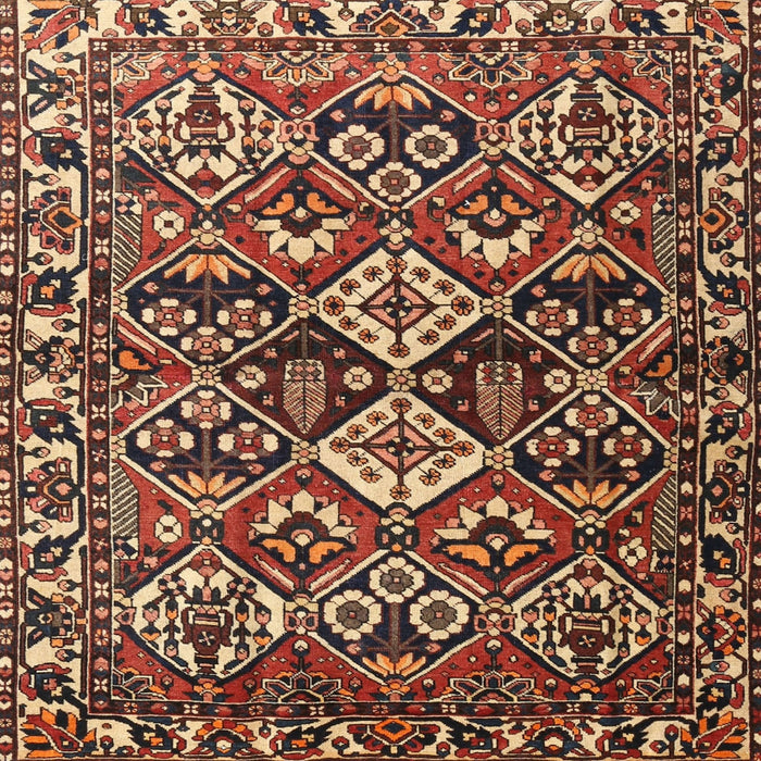 Square Traditional Brown Persian Rug, tr3806