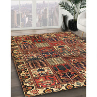 Traditional Saffron Red Persian Rug, tr3807