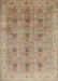 Traditional Sienna Brown Persian Rug, tr380