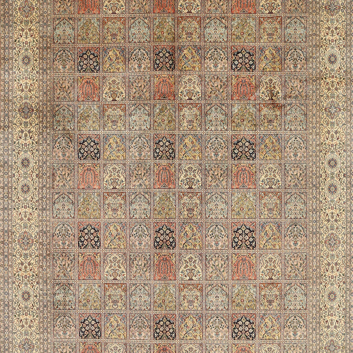 Traditional Sienna Brown Persian Rug, tr380