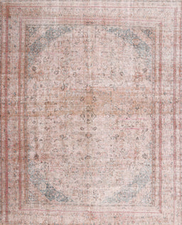 Machine Washable Traditional Light Copper Gold Rug, wshtr3810