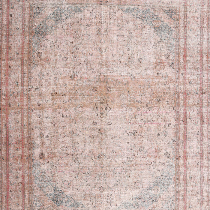 Traditional Light Copper Gold Persian Rug, tr3810