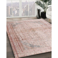 Traditional Light Copper Gold Persian Rug, tr3810