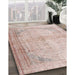 Machine Washable Traditional Light Copper Gold Rug in a Family Room, wshtr3810