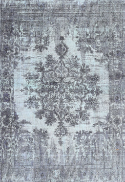 Machine Washable Traditional Light Steel Blue Rug, wshtr3813