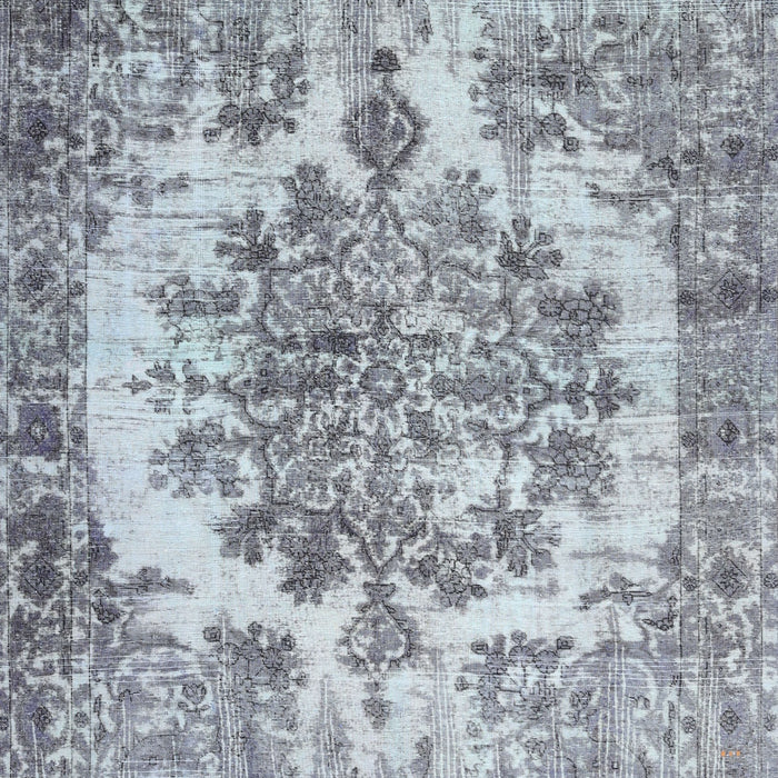 Traditional Light Steel Blue Persian Rug, tr3813