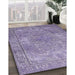 Traditional Purple Persian Rug in Family Room, tr3814