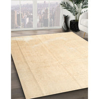 Traditional Golden Blonde Gold Persian Rug, tr3815