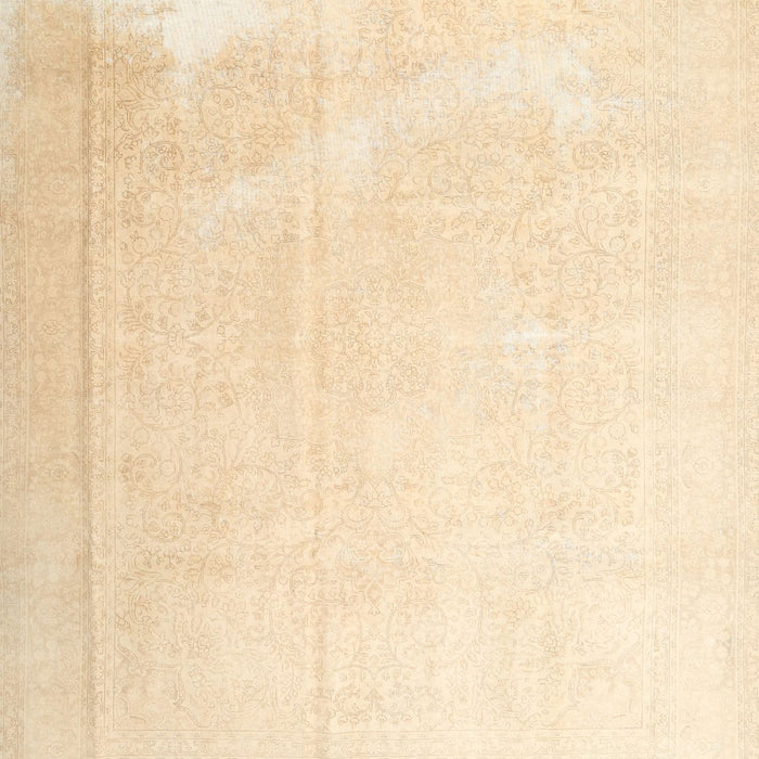 Machine Washable Traditional Gold Rug, wshtr3815