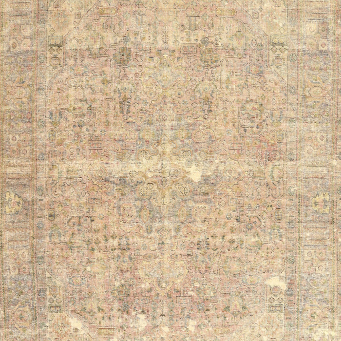 Machine Washable Traditional Brown Gold Rug, wshtr3818