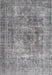 Machine Washable Traditional Grey Gray Rug, wshtr3819