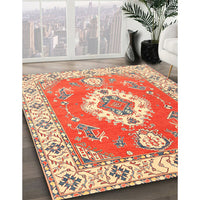 Traditional Red Medallion Rug, tr381