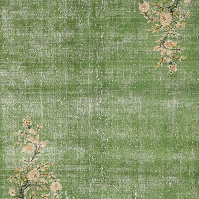Traditional Olive Green Oriental Rug, tr3821