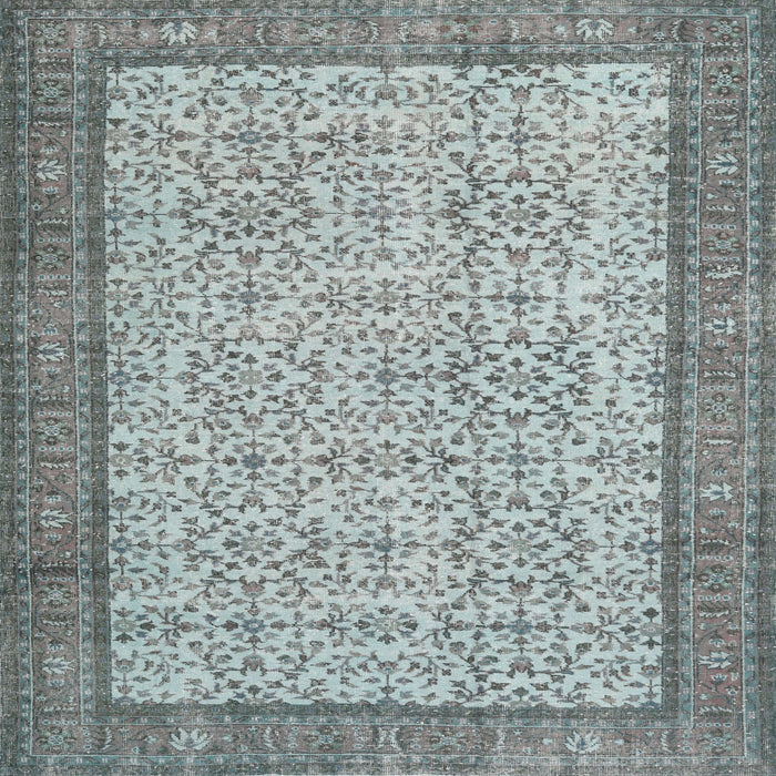 Square Traditional Gray Persian Rug, tr3824