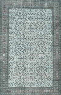 Machine Washable Traditional Grey Gray Rug, wshtr3824