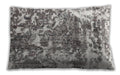 Traditional Classic Rectangular Gray Lumbar Throw Pillow, 13 inch by 19 inch, lbtr3826