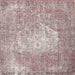 Square Traditional Rose Pink Persian Rug, tr3828