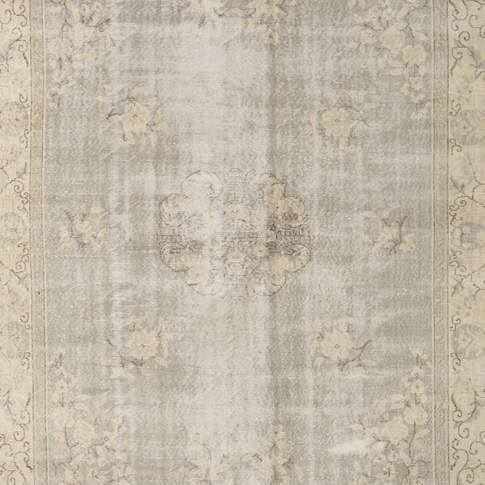 Traditional Light French Beige Brown Persian Rug, tr3829