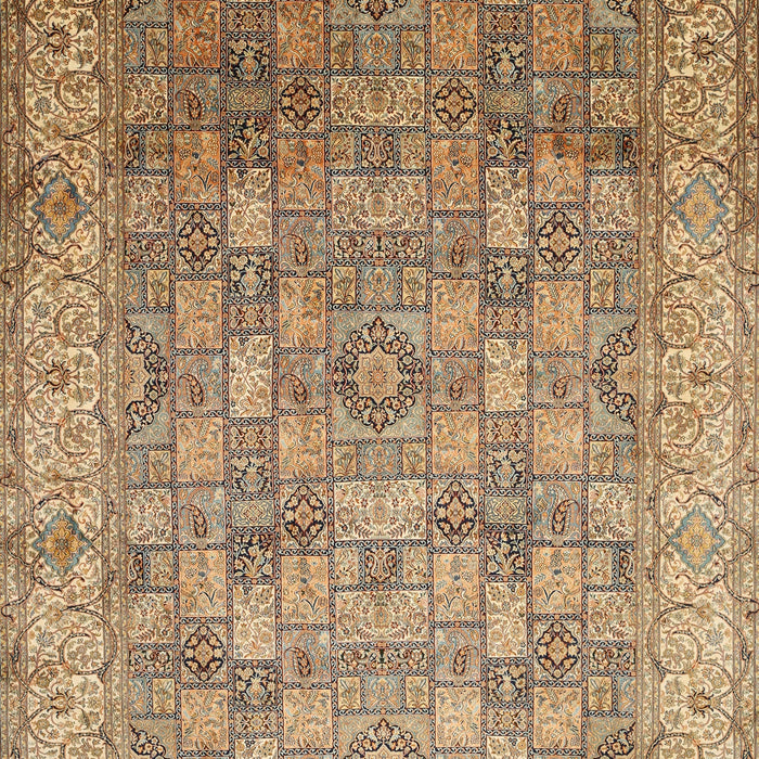 Machine Washable Traditional Sienna Brown Rug, wshtr382