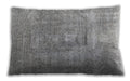 Traditional Classic Rectangular Silver Gray Lumbar Throw Pillow, 13 inch by 19 inch, lbtr3830