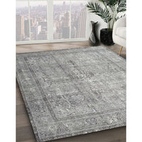 Traditional Granite Gray Persian Rug, tr3833