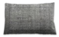 Traditional Classic Rectangular Granite Gray Lumbar Throw Pillow, 13 inch by 19 inch, lbtr3833