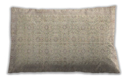 Traditional Classic Rectangular Light French Beige Brown Lumbar Throw Pillow, 13 inch by 19 inch, lbtr3834