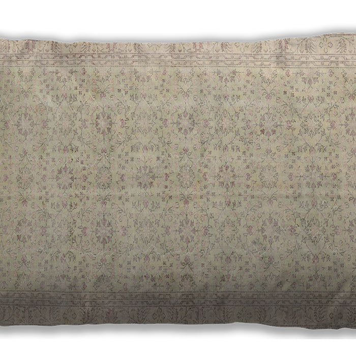 Traditional Classic Rectangular Light French Beige Brown Lumbar Throw Pillow, 13 inch by 19 inch, lbtr3834