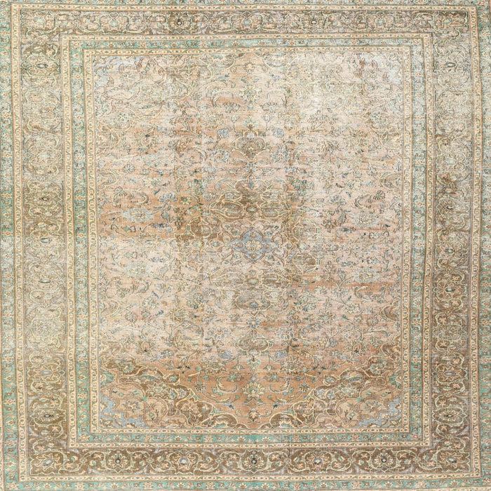 Square Traditional Brown Persian Rug, tr3841