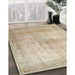 Machine Washable Traditional Brown Rug in a Family Room, wshtr3841