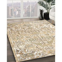 Traditional Deep Peach Orange Persian Rug, tr3842