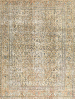 Machine Washable Traditional Brown Rug, wshtr3843