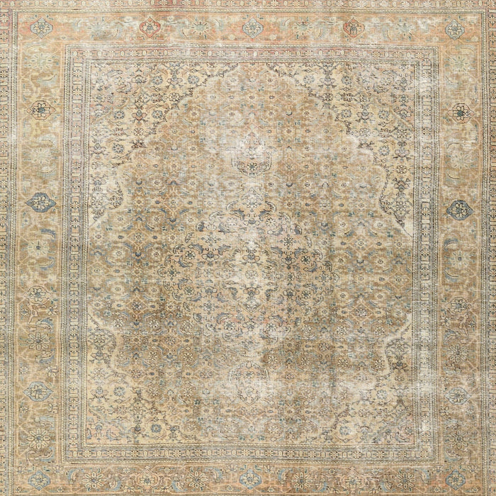 Square Traditional Brown Persian Rug, tr3843