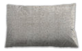 Traditional Classic Rectangular Pale Silver Gray Lumbar Throw Pillow, 13 inch by 19 inch, lbtr3844