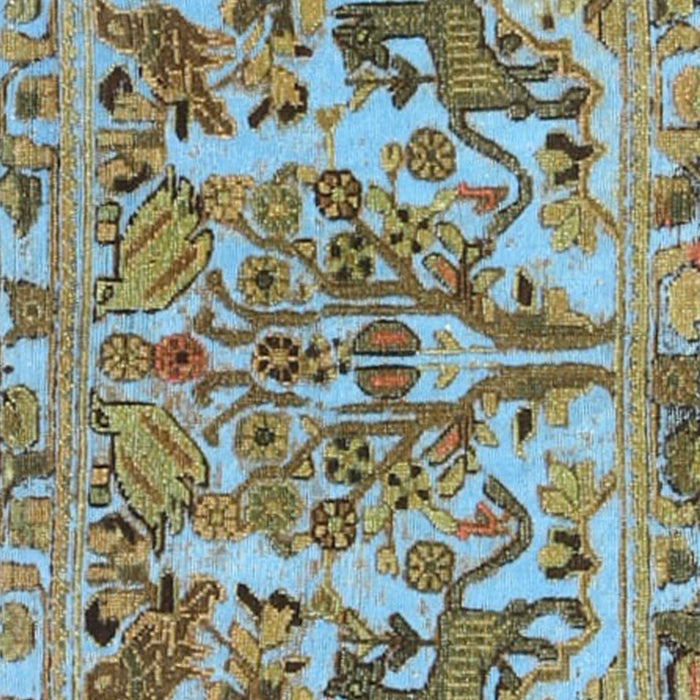Traditional Blue Green Animal Rug, tr3845