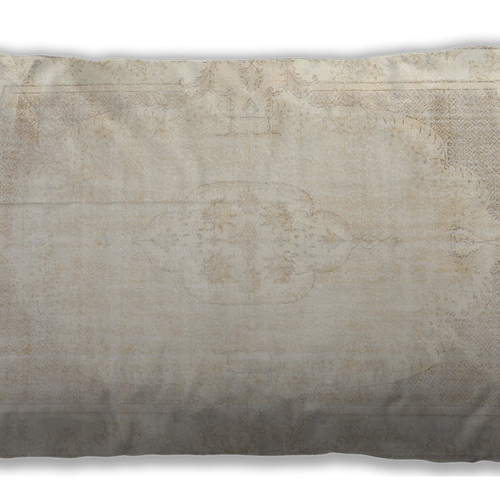 Traditional Classic Rectangular Golden Silk Gold Lumbar Throw Pillow, 13 inch by 19 inch, lbtr3846