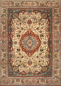 Machine Washable Traditional Dark Sienna Brown Rug, wshtr384