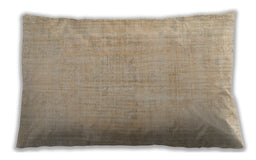 Traditional Classic Rectangular Brown Lumbar Throw Pillow, 13 inch by 19 inch, lbtr3851