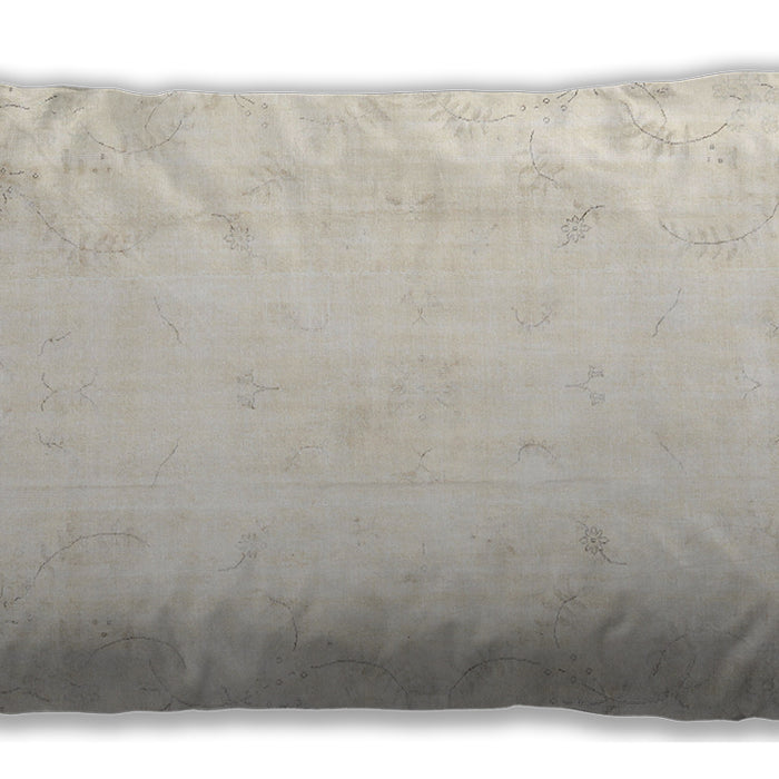 Traditional Classic Rectangular Champagne Beige Lumbar Throw Pillow, 13 inch by 19 inch, lbtr3853