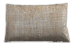 Traditional Classic Rectangular Desert Sand Beige Lumbar Throw Pillow, 13 inch by 19 inch, lbtr3854