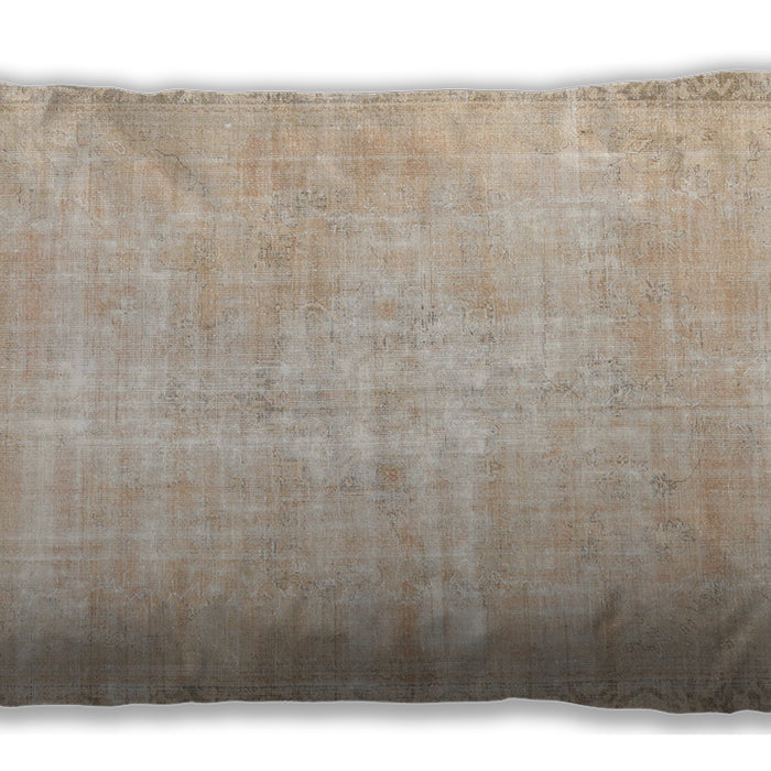 Traditional Classic Rectangular Desert Sand Beige Lumbar Throw Pillow, 13 inch by 19 inch, lbtr3854