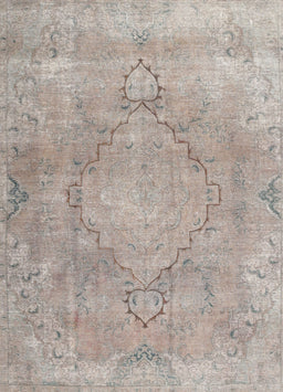 Machine Washable Traditional Rosy Pink Rug, wshtr3858