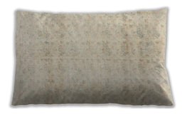 Traditional Classic Rectangular Light Gold Lumbar Throw Pillow, 13 inch by 19 inch, lbtr3863