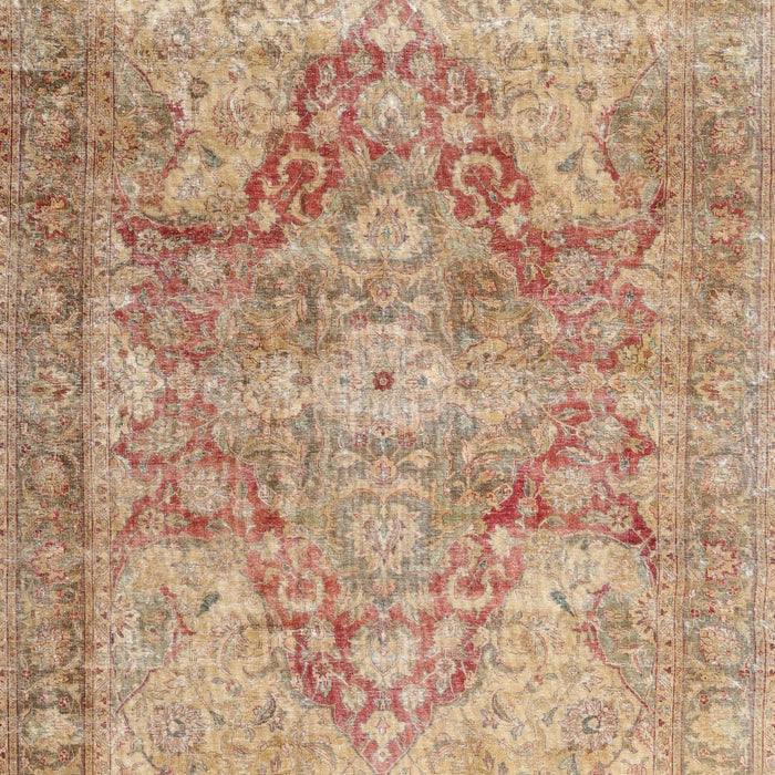 Machine Washable Traditional Rust Pink Rug, wshtr3866